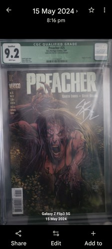 Preacher signed steve - signed, by