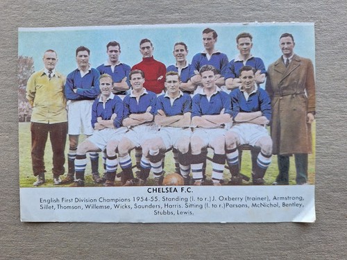 Chelsea memorabilia 1954 - memorabilia, 1954-55