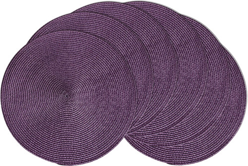 Round braided placemats - round, 15