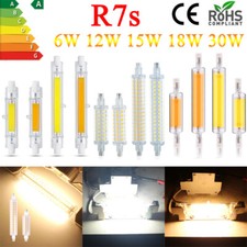 R7s COB LED 6W 12W 15W 18W 30W Bulbs 78mm 118mm Replace Halogen Lamp