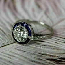 Art Deco Style 2.5Ct Old