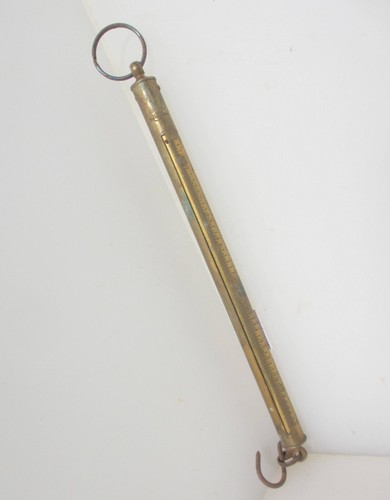 Victorian brass scale - victorian,