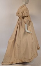 VICTORIAN 19TH C IVORY SILK