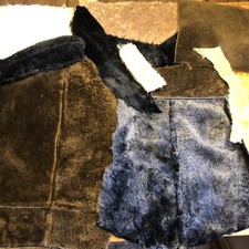 1kg Natural,Quality 100% Real Sheepskin Vintage Off-Cuts - crafting (bag HH)