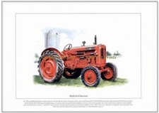 NUFFIELD UNIVERSAL TRACTOR - FINE ART PRINT - Agricultural vehicle farming image