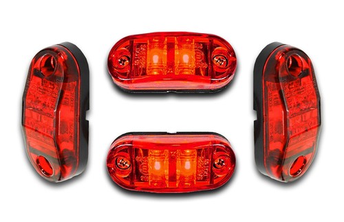 Led red side - red, marker