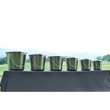 Stainless Steel Milk Pail Bucket with Lid & Handle