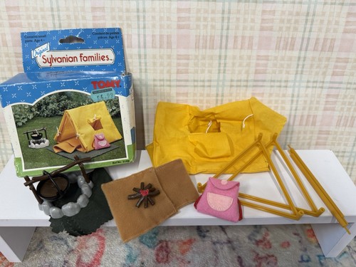 Sylvanian families yellow tent - sylvanian,
