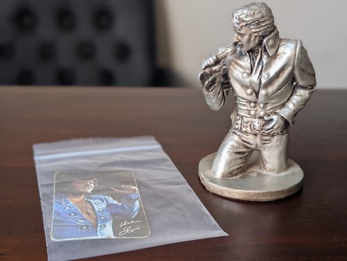 Elvis bust statue with - bust,