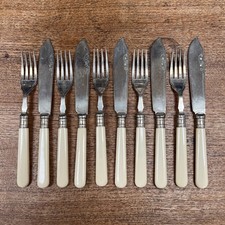 Vintage Knives & Forks Faux
