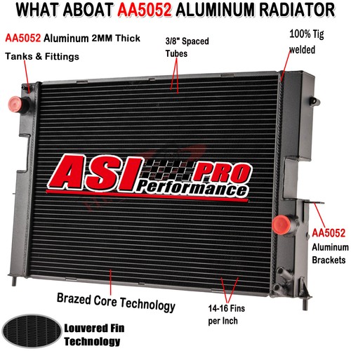 Rows aluminum radiator for - aluminum,