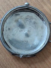 Pocket Watch Back Case George Stockwell Hallmarked 925