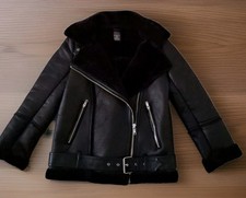 WOMEN'S PRIMARK BLACK FAUX FUR