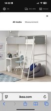 Ikea Vitval Loft Bed With Desk RRP £399