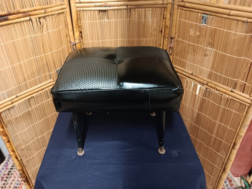 Oblong foot stool black - oblong,