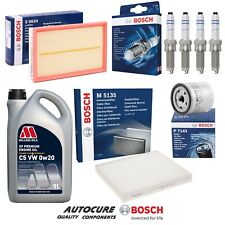 FOR AUDI A1 SPORTBACK TFSI S LINE 35 MK2 1.5 PETROL BOSCH FILTER SERVICE KIT 5L