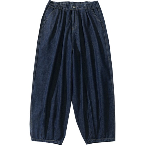 Men denim wide leg - denim,