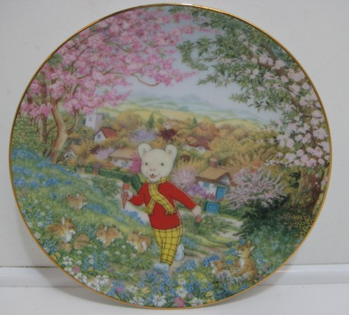 Rupert bear collector plate - collector,