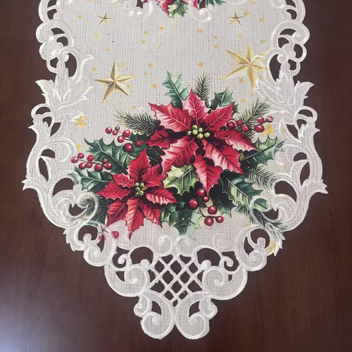 Christmas holly flowers - christmas, &