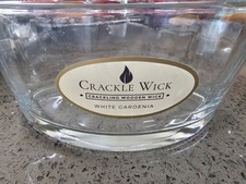 DIY Candle Big Glasses  70% New. Previous Crackle Wick For White Cardenia