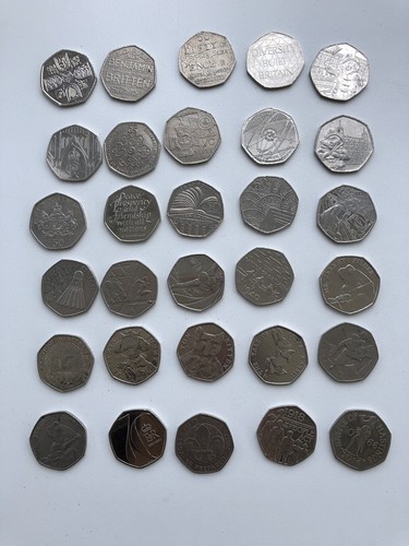 Set rare 50p - of, 30*rare