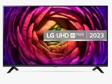 LG 4K Smart TV 43UR73006LA 43" (2023) LED HDR Ultra HD Freesat HD Black