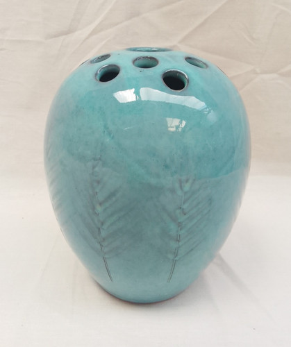 Studio pottery pierced posy - studio,