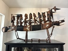 Huge Vintage Hand Carved