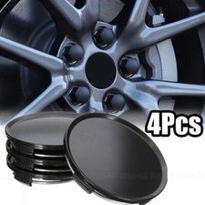 4Pcs 68mm Black Plastic Car