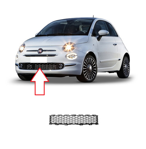 New front bumper - front, mesh