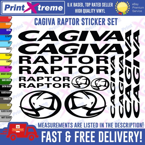 Cagiva raptor decal - cagiva, decal/