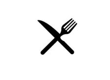 Knife & Fork Cafe/Resturant Loyalty Card Stamp - 11mm x 11mm