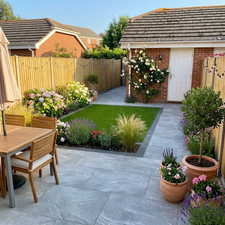 Earthcore Grey Porcelain Patio