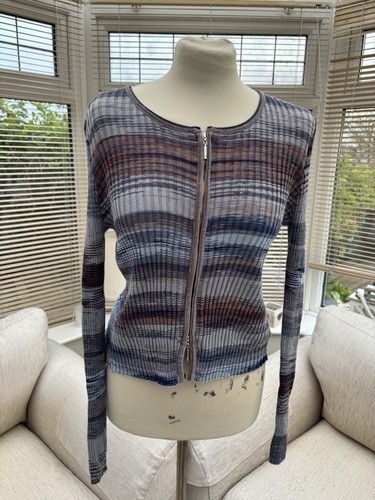 Y2k ribbed zip - y2k,