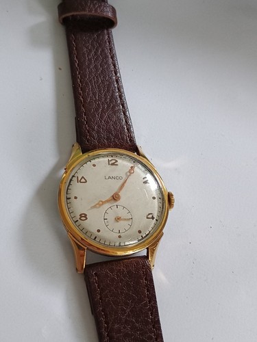 Vintage lanco mens manual wind - lanco,