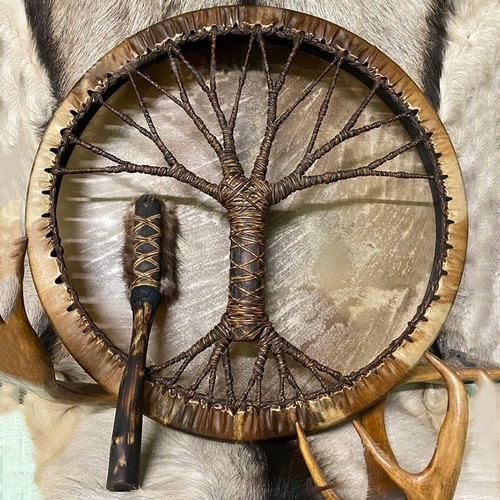 Handmade shaman drum tree - shaman,