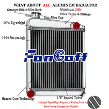 2-ROW Radiator For 1963 62-69 Austin Mini Mini Cooper 850 Base 0.8 1.0/1.3L L4
