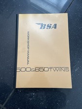 BSA A65 WORKSHOP MANUAL 500&650 TWINS UNIT CONSTRUCTION