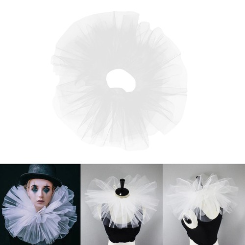 Renaissance tulle ruffled neck - ruffled,