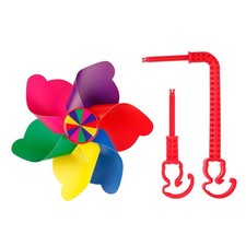 2x Bicycle Handlebar Flower Windmill Windmill Decor For Kids Bicycle Scooter