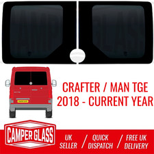 Crafter Barn Door Windows, 2x Crafter Rear Door Windows (pair) 2017 +
