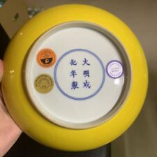 Ming Dynasty Chenghua Yellow