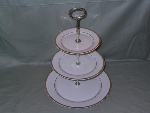Spode golden eternity tier - golden,