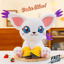 Large Digimon Adventure tri Lifesize Gatomon Plush Doll Toy Tailmon Pillow Hug