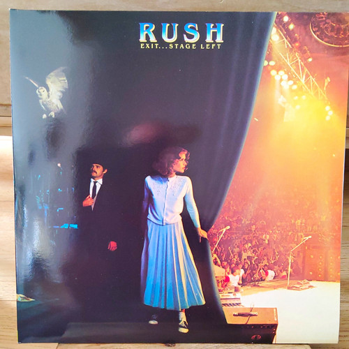 Rush exit stage - exit..., left