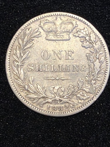 1882 queen victoria shilling - victoria,