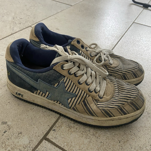 Rare denim bapesta 2008 low - rare,