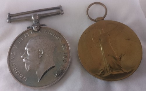 Ww1 medal pair 646270 dvr - medal,