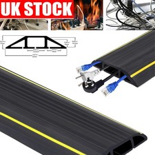Heavy Duty Rubber Floor Cable Protectors Floor Cable Duct Strip Anti-Collision S