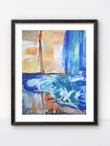 Original abstract seascape - abstract,